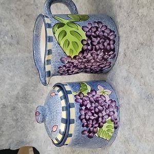 Gates Ware Creamer and Sugar EUC